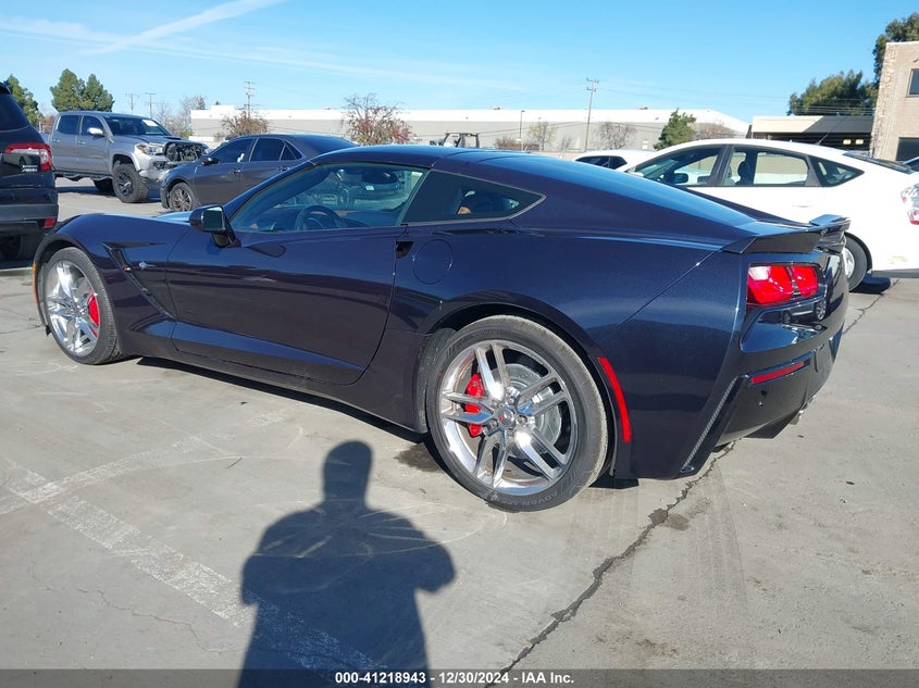 2014 CHEVROLET CORVETTE STINGRAY VIN: 1G1YM2D71E5129460