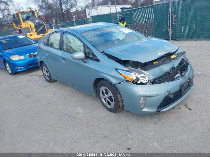 VIN JTDKN3DU9E1775827 2014 Toyota Prius no.1