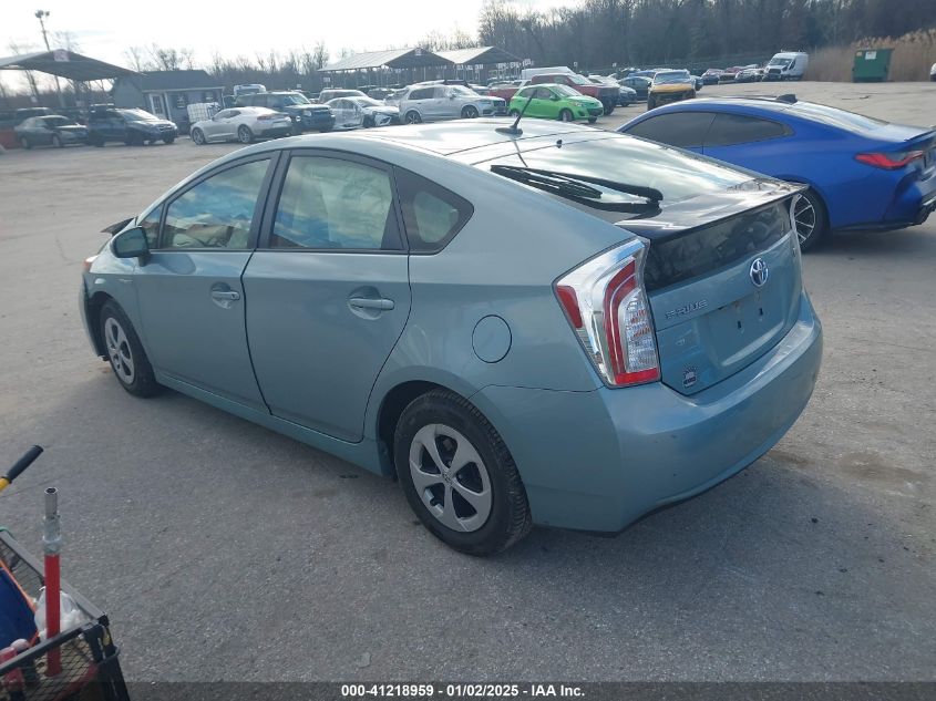 VIN JTDKN3DU9E1775827 2014 Toyota Prius no.3