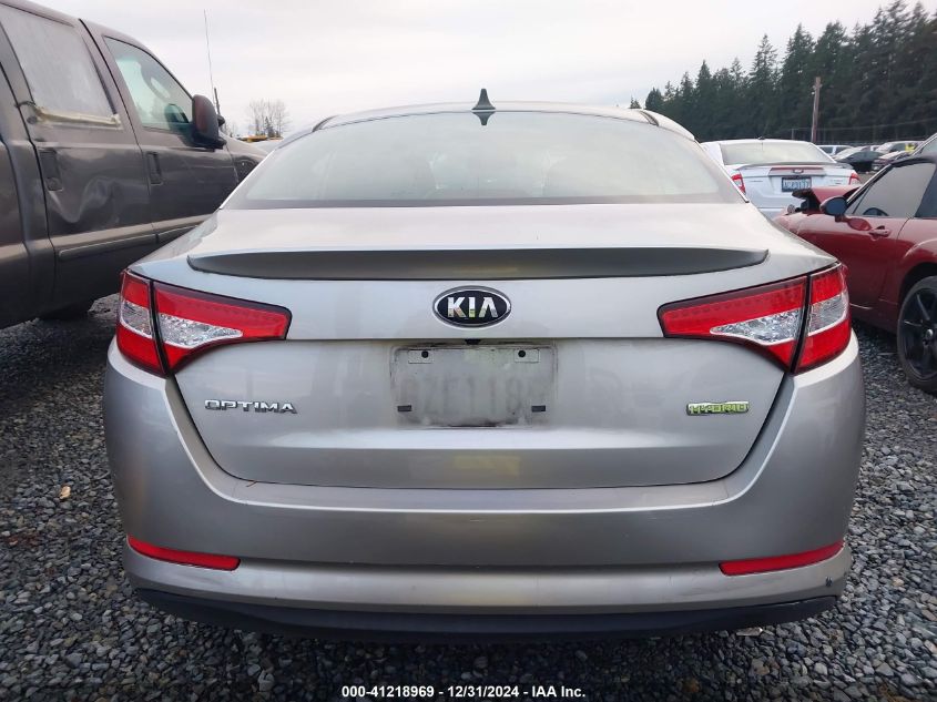 VIN KNAGM4AD3D5042714 2013 KIA Optima, Hybrid LX no.16