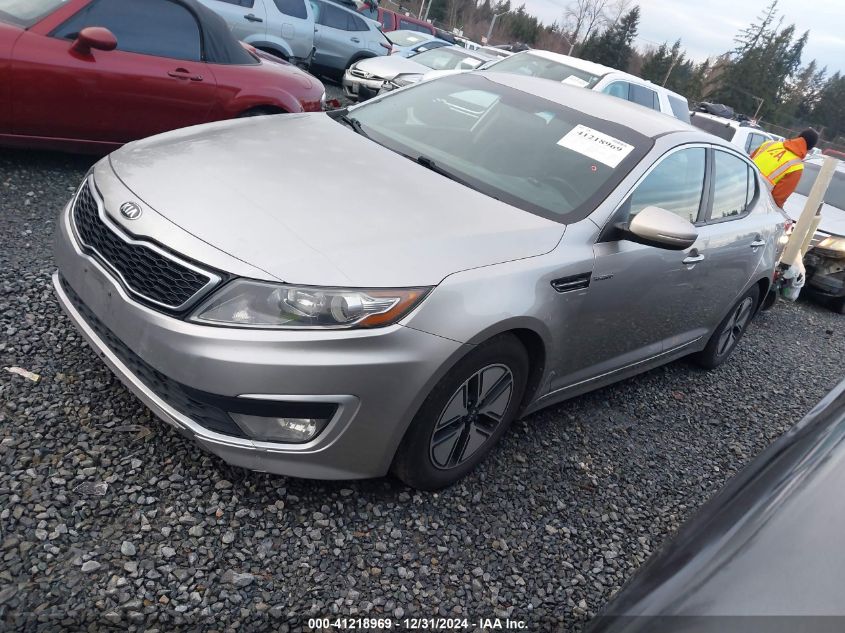 VIN KNAGM4AD3D5042714 2013 KIA Optima, Hybrid LX no.2