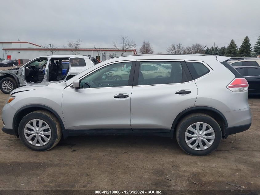 2016 Nissan Rogue S VIN: 5N1AT2MV3GC915104 Lot: 41219006