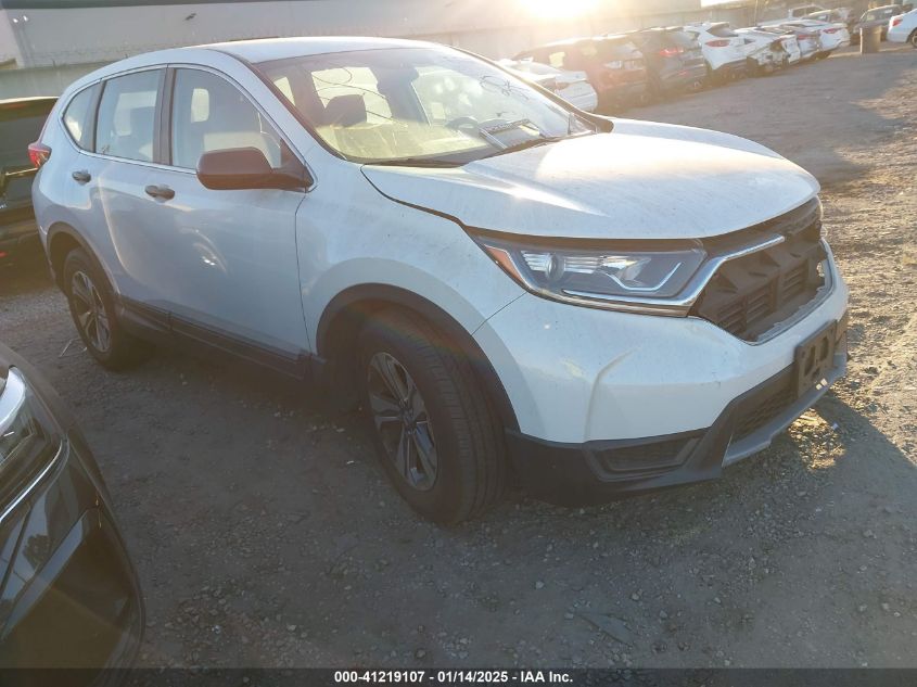 VIN 2HKRW5H38KH416370 2019 Honda CR-V, LX no.1