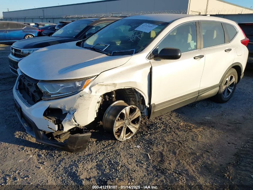 VIN 2HKRW5H38KH416370 2019 Honda CR-V, LX no.2