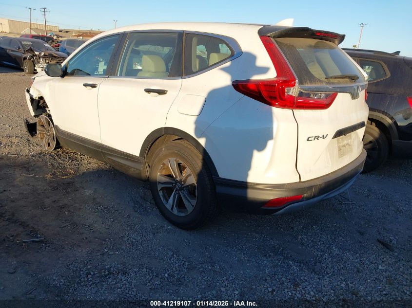 VIN 2HKRW5H38KH416370 2019 Honda CR-V, LX no.3