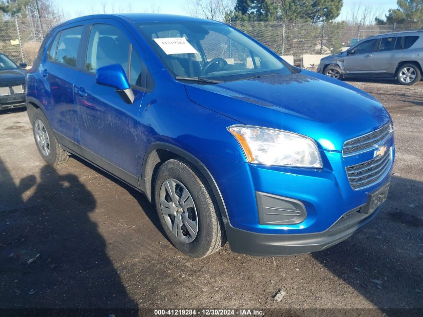 2016 CHEVROLET TRAX