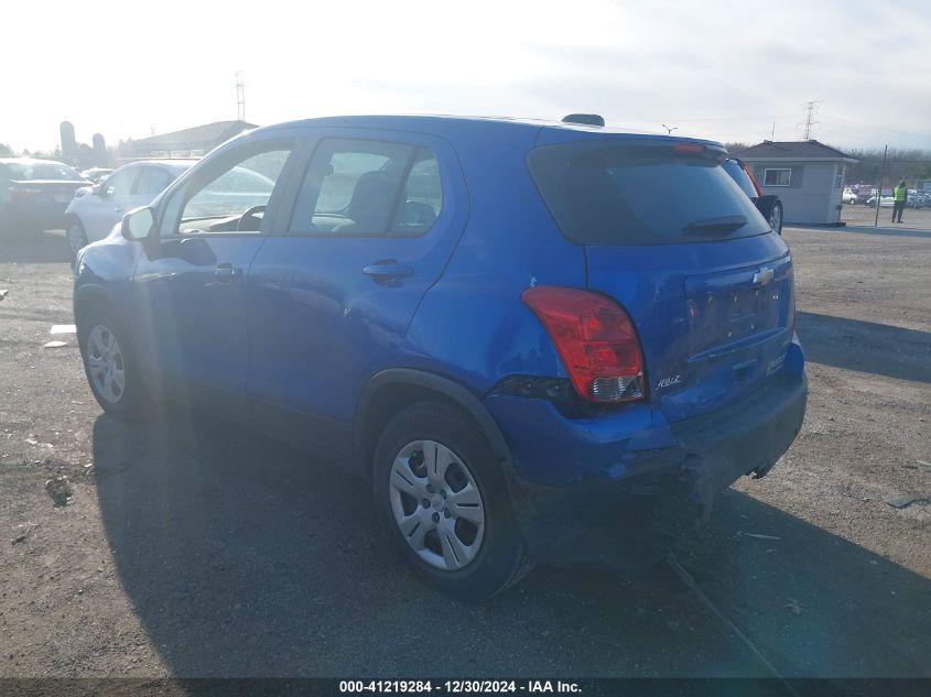 VIN KL7CJKSB2GB728810 2016 CHEVROLET TRAX no.3