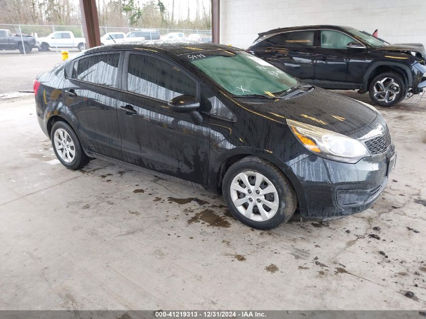 VIN KNADM4A32E6395998 2014 KIA Rio, LX no.1