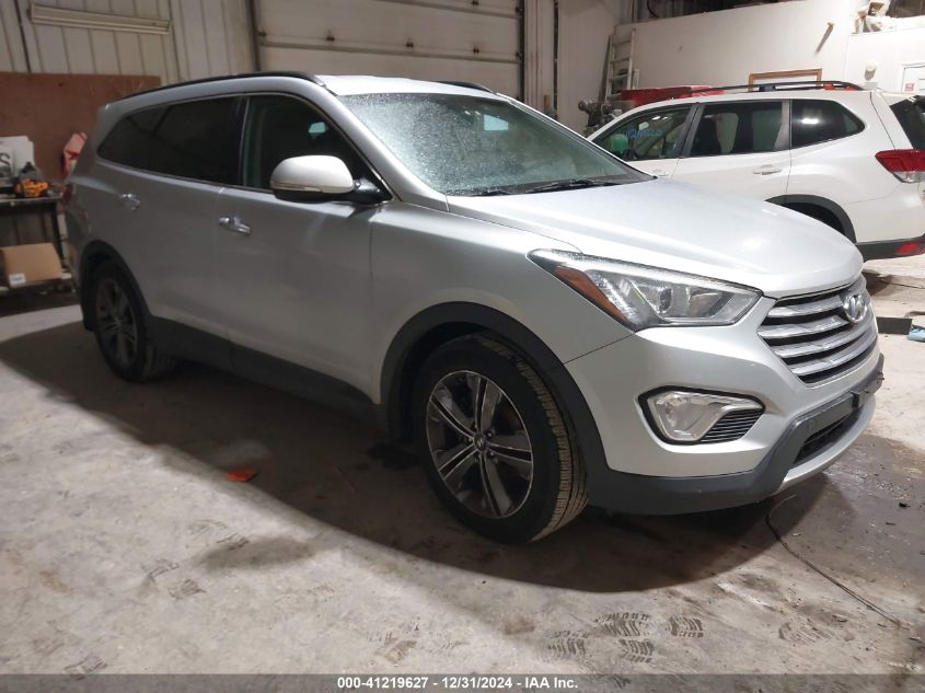 VIN KM8SNDHF0EU086609 2014 Hyundai Santa Fe, Gls no.1