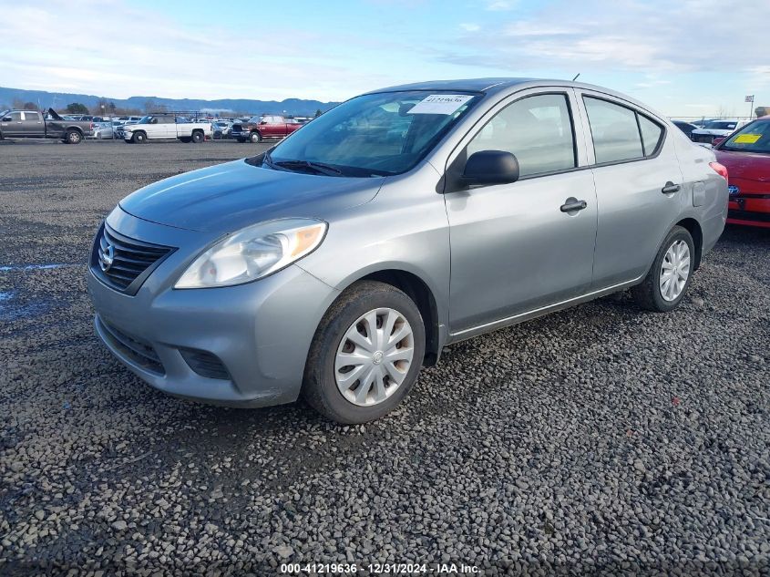 VIN 3N1CN7AP2DL839307 2013 Nissan Versa, 1.6 S+ no.2