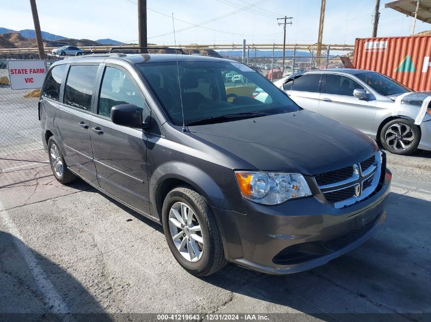 VIN 2C4RDGCG3GR396261 2016 Dodge Grand Caravan, Sxt no.1