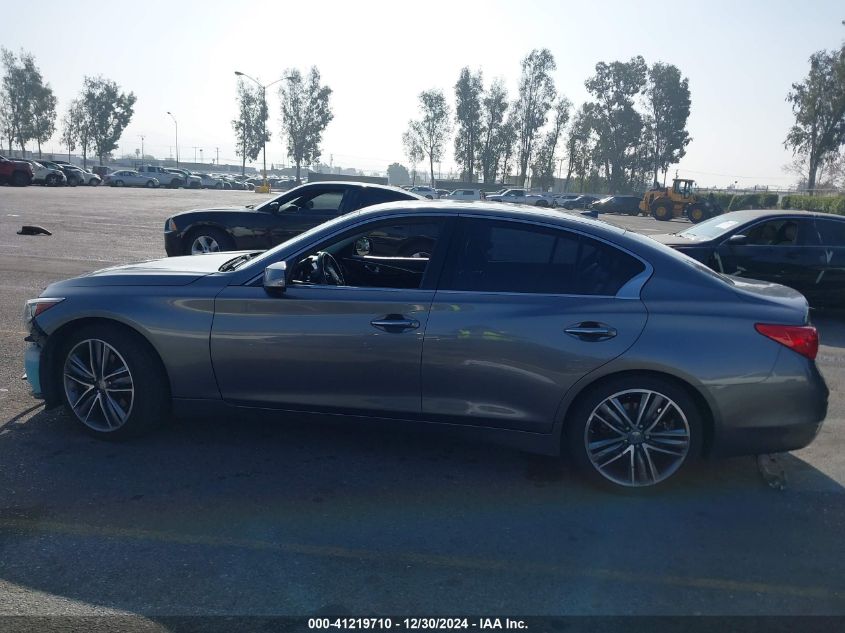 VIN JN1BV7AP9EM676481 2014 Infiniti Q50, Premium no.15