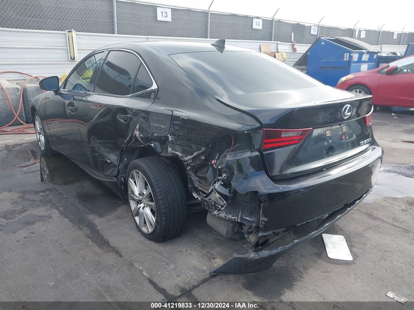 Vin: jthba1d23g5032458, lot: 41710151, lexus is 200t 20163