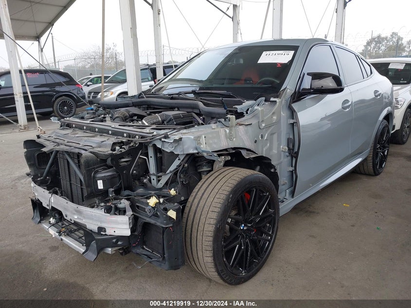 Vin: 5ym23et0xr9u30840, lot: 41710237, bmw x6 m 20242