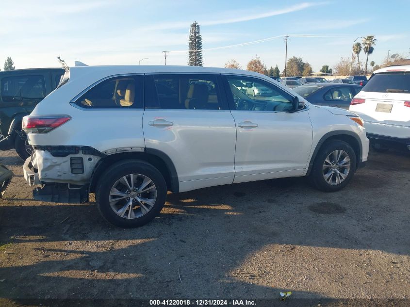 VIN 5TDZKRFH2FS081494 2015 TOYOTA HIGHLANDER no.14