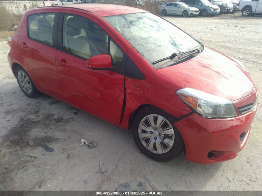 VIN JTDKTUD31DD566727 2013 Toyota Yaris, LE no.1