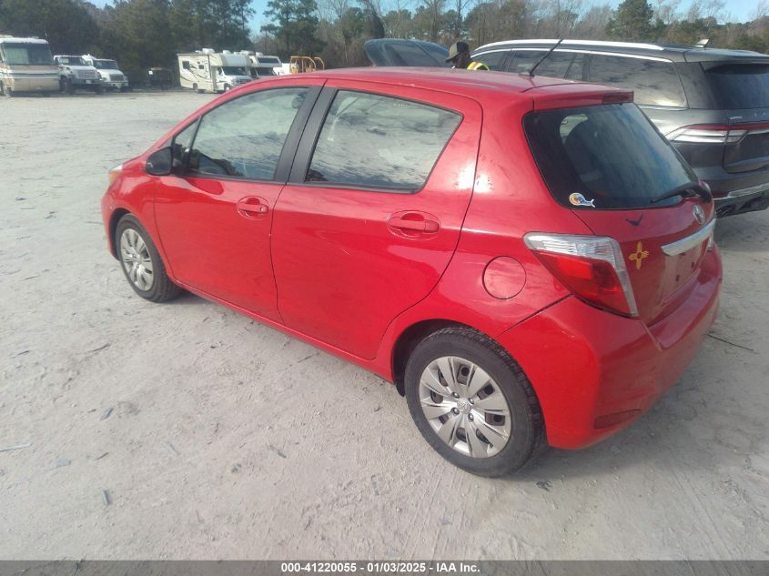 VIN JTDKTUD31DD566727 2013 Toyota Yaris, LE no.3