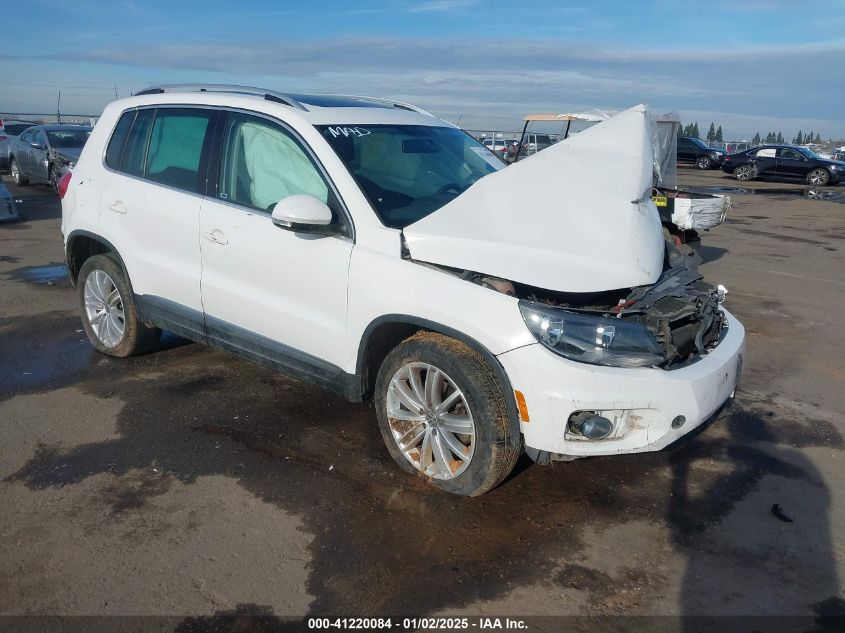 VIN WVGAV3AX1DW561325 2013 Volkswagen Tiguan, SE no.1