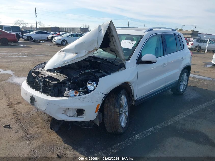 VIN WVGAV3AX1DW561325 2013 Volkswagen Tiguan, SE no.2