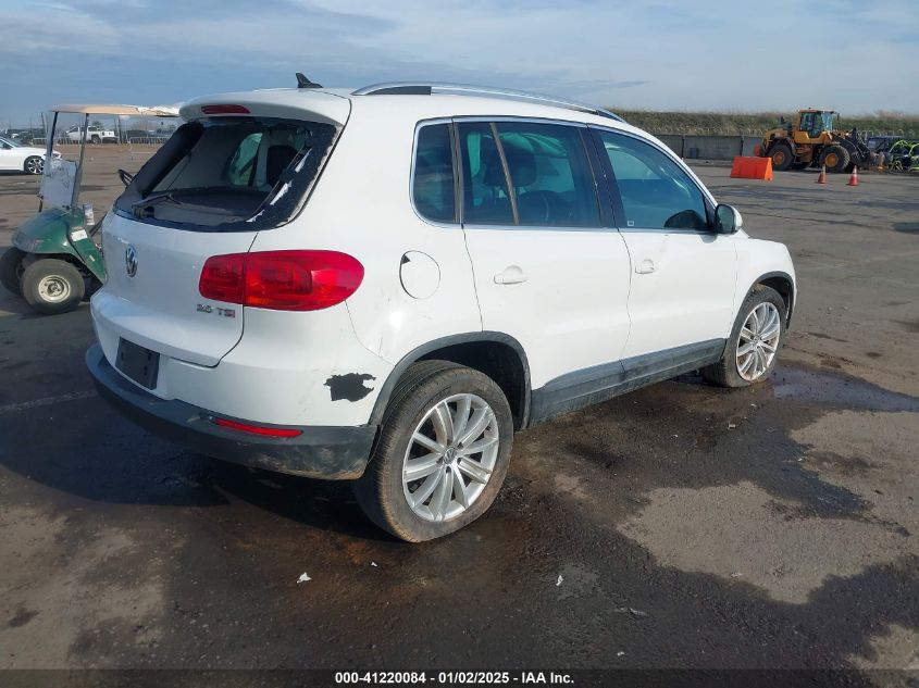 VIN WVGAV3AX1DW561325 2013 Volkswagen Tiguan, SE no.4