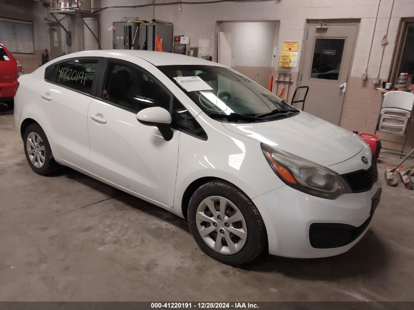 2015 Kia Rio Lx VIN: KNADM4A39F6431865 Lot: 41220191