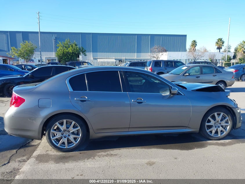 2011 INFINITI G37 VIN: JN1CV6AP1BM507470