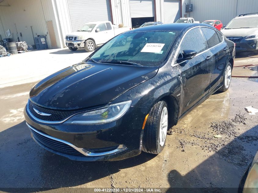 VIN 1C3CCCAB5FN666566 2015 Chrysler 200, Limited no.2