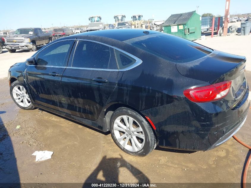 VIN 1C3CCCAB5FN666566 2015 Chrysler 200, Limited no.3