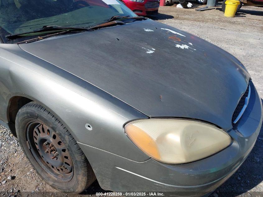 2001 Ford Taurus Lx VIN: 1FAFP52U41A134580 Lot: 41220259