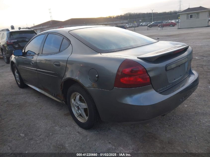 2004 Pontiac Grand Prix Gt1 VIN: 2G2WP522X41363812 Lot: 41220660