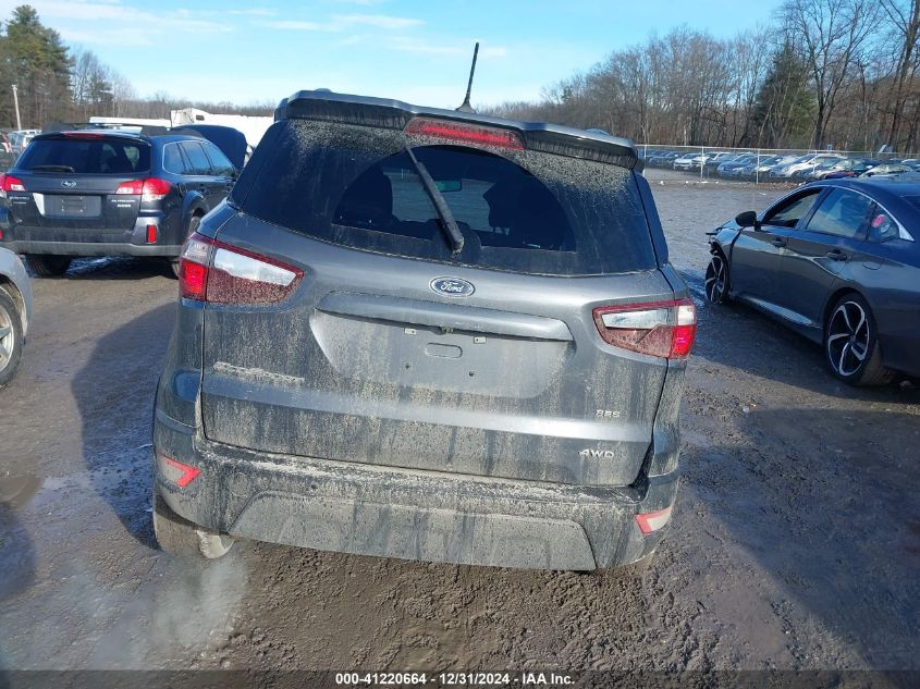 2020 Ford Ecosport Ses VIN: MAJ6S3JL1LC316028 Lot: 41220664