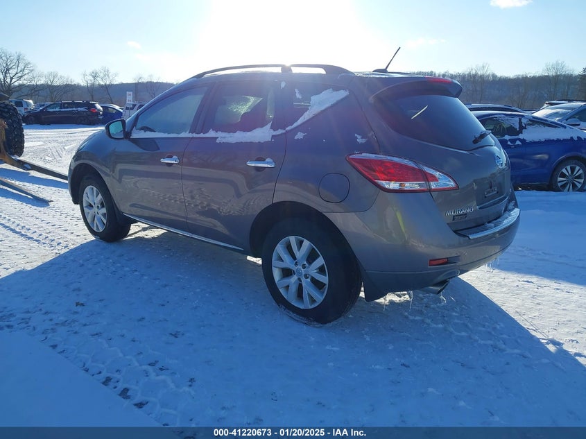 Vin: jn8az1mw2bw164062, lot: 41710996, nissan murano sl 20113