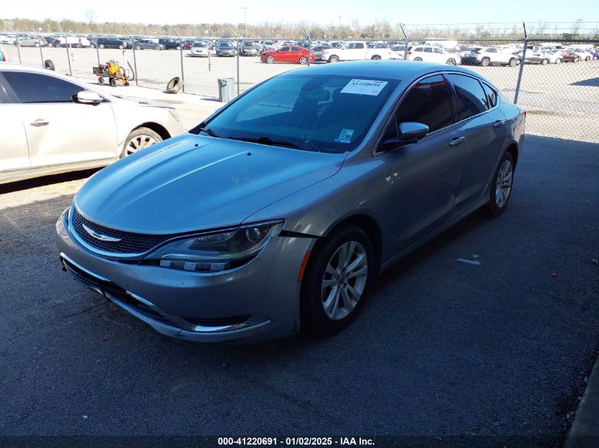 VIN 1C3CCCAB9GN122055 2016 Chrysler 200, Limited no.2