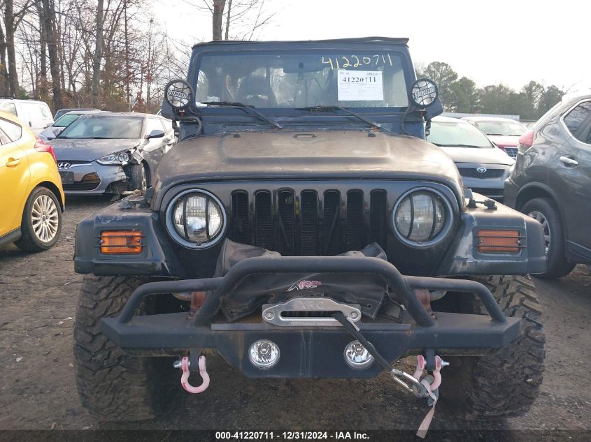 1997 Jeep Wrangler Sport VIN: IJ4FY19S7VP440254 Lot: 41220711