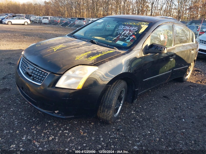 2008 NISSAN SENTRA VIN: 3N1AB61E08L741195