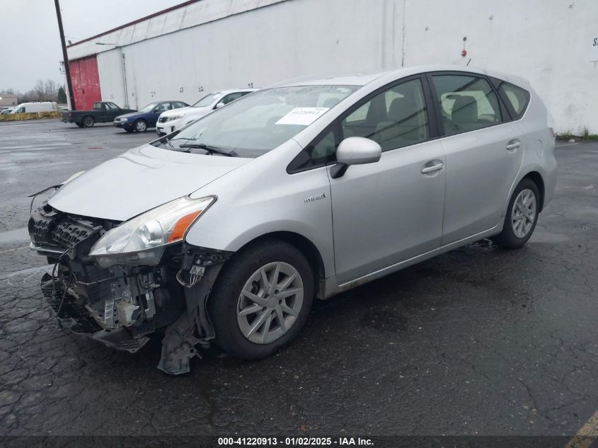 VIN JTDZN3EU9D3267082 2013 TOYOTA PRIUS V no.2