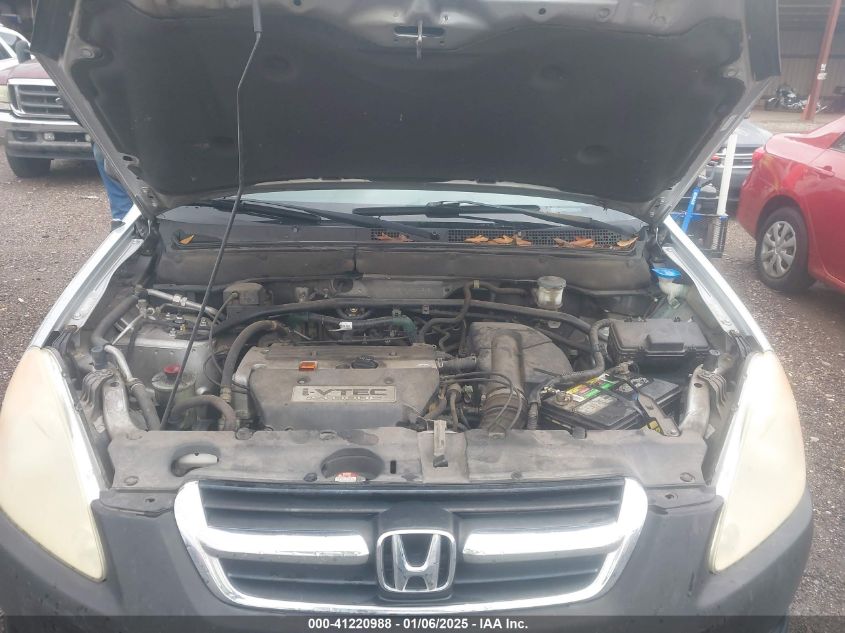 2004 Honda Cr-V Lx VIN: SHSRD68474U204848 Lot: 41220988