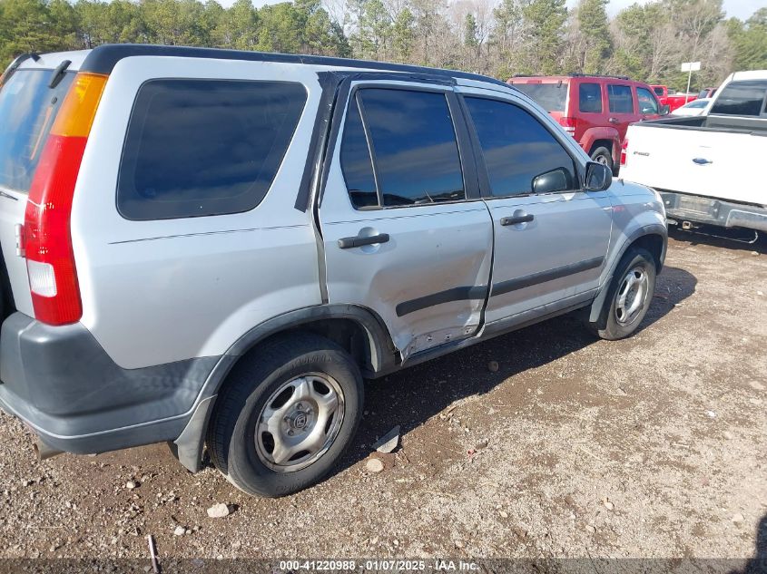 2004 Honda Cr-V Lx VIN: SHSRD68474U204848 Lot: 41220988