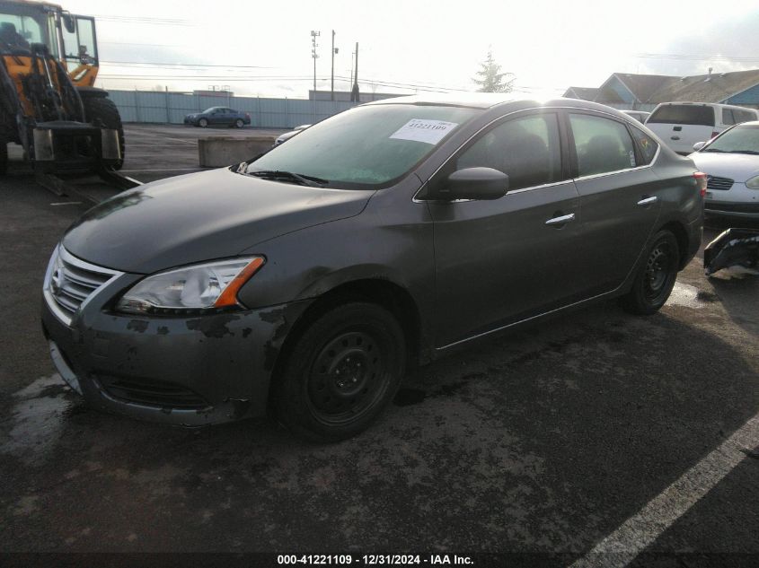 VIN 3N1AB7AP2FL654158 2015 NISSAN SENTRA no.2