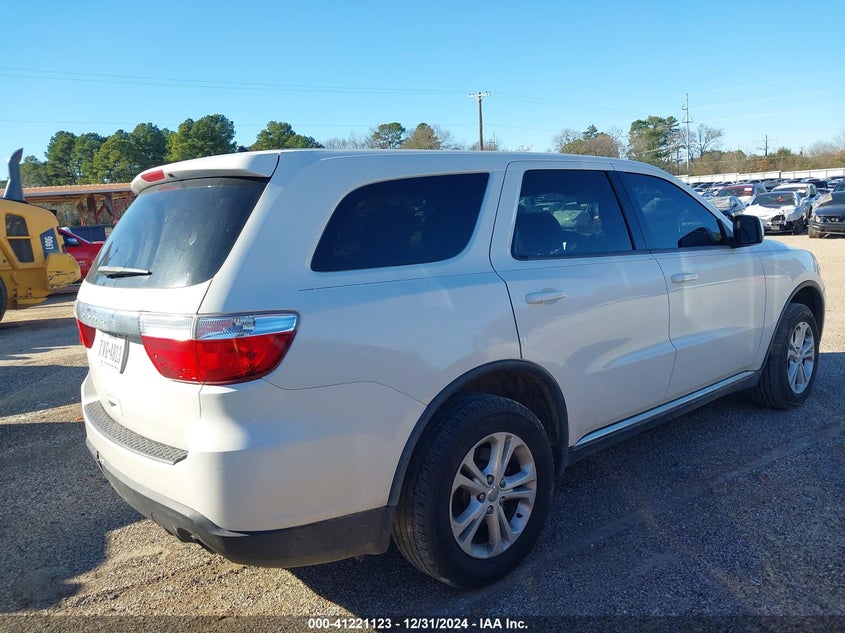 Vin: 1c4rdhag8cc271221, lot: 41711446, dodge durango sxt 20124
