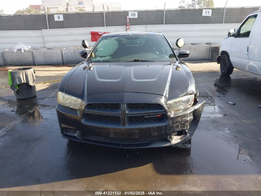 VIN 2C3CDXAT8EH350826 2014 Dodge Charger, Police no.12