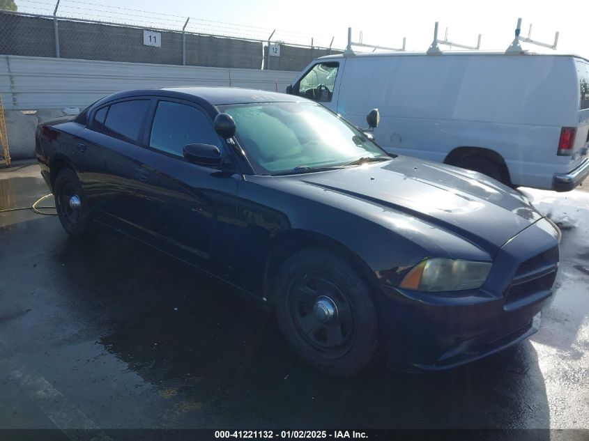 VIN 2C3CDXAT8EH350826 2014 Dodge Charger, Police no.1