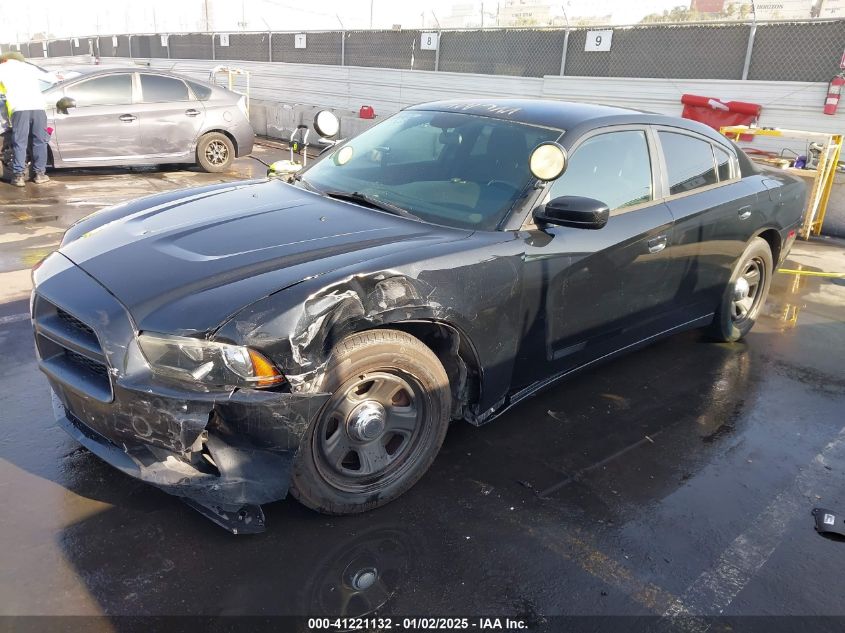 VIN 2C3CDXAT8EH350826 2014 Dodge Charger, Police no.2