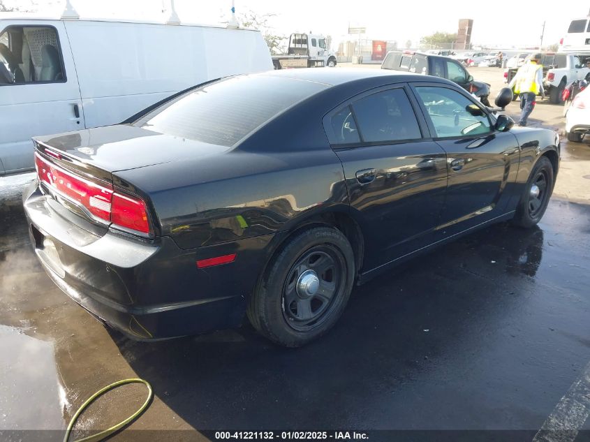 VIN 2C3CDXAT8EH350826 2014 Dodge Charger, Police no.4