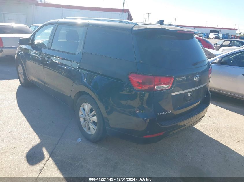 VIN KNDMB5C15G6160606 2016 KIA Sedona, LX no.3