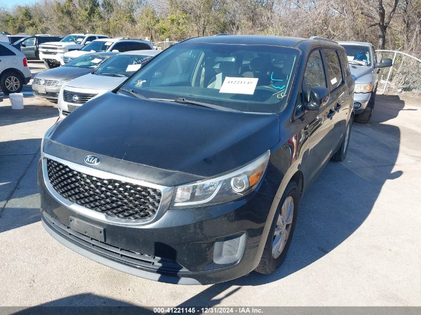 VIN KNDMB5C15G6160606 2016 KIA Sedona, LX no.6