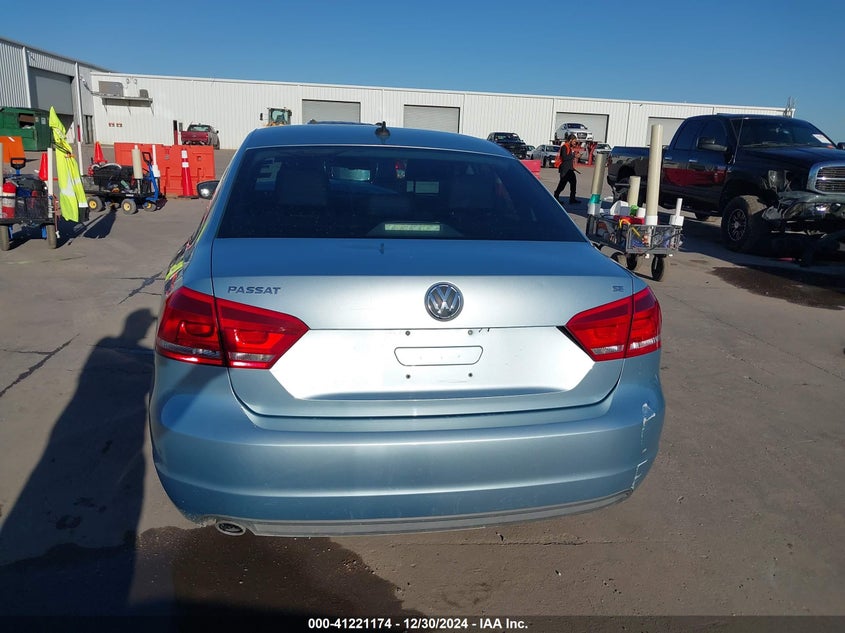 2012 VOLKSWAGEN PASSAT VIN: 1VWBP7A39CC079951