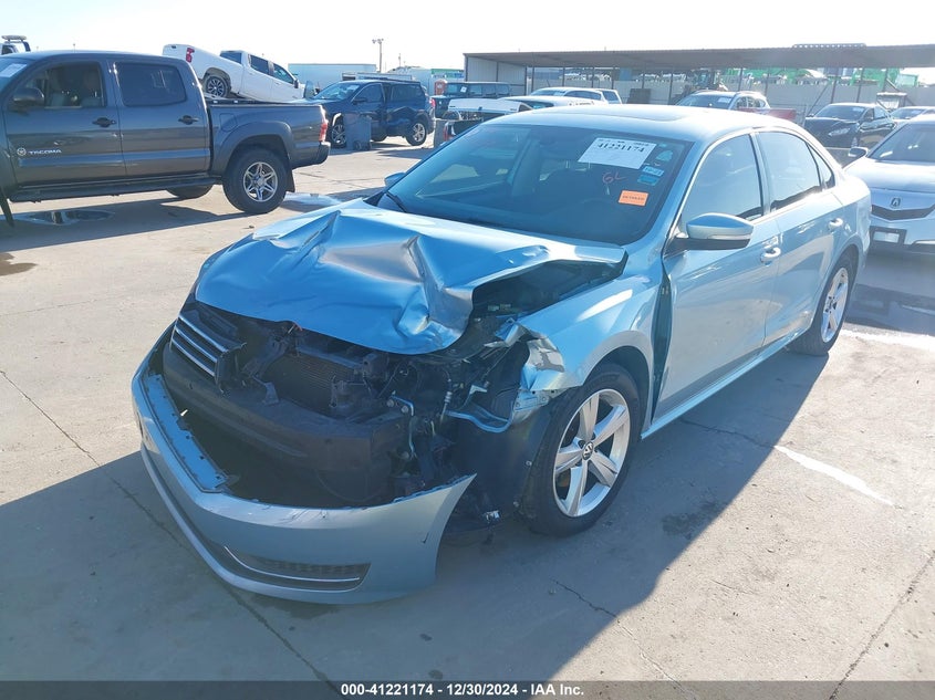 2012 VOLKSWAGEN PASSAT VIN: 1VWBP7A39CC079951