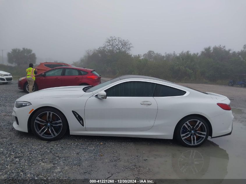 VIN WBABC4C51KBJ35734 2019 BMW M850I no.14