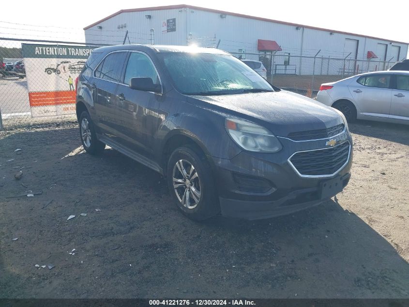 VIN 2GNALBEK1G6282742 2016 CHEVROLET EQUINOX no.1